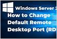 Change Remote Desktop Port in Windows 11 Tutoria